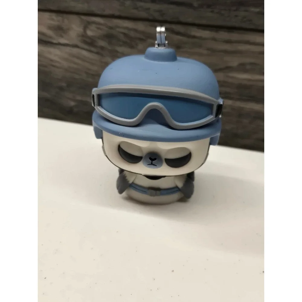 Tokidoki Unicorno Friends Panda Soldier‎ Vinyl Figure Blue Helmet Goggles Toy